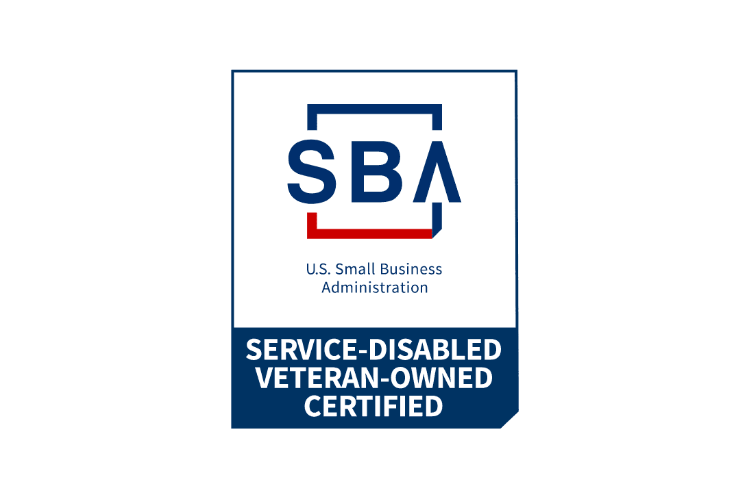 SBA Service-Disabled Veteran-Owned Certified logo.