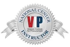VIP Instructor badge for Veteran Institute of Procurement.