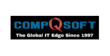 Logo of CompQsoft, a global IT company since 1998.